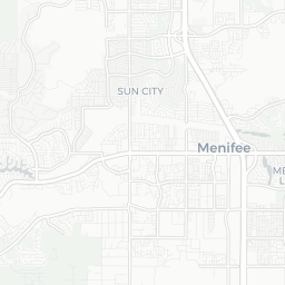 Map of pickleball courts in Menifee