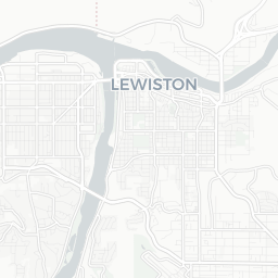 Map of pickleball courts in Lewiston