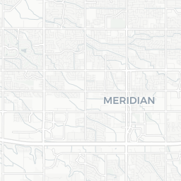Map of pickleball courts in Meridian