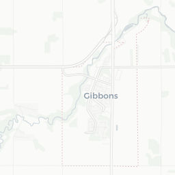 Map of pickleball courts in Gibbons