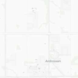 Map of pickleball courts in Strathcona County