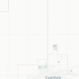 Map of pickleball courts in Coaldale