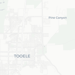 Map of pickleball courts in Tooele
