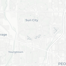 Map of pickleball courts in Peoria