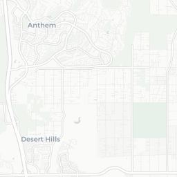 Map of pickleball courts in Anthem