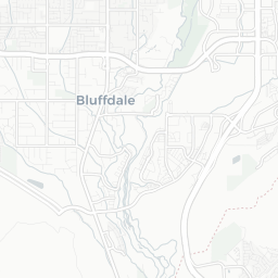 Map of pickleball courts in Bluffdale