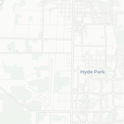Map of pickleball courts in Hyde Park