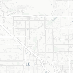 Map of pickleball courts in Lehi