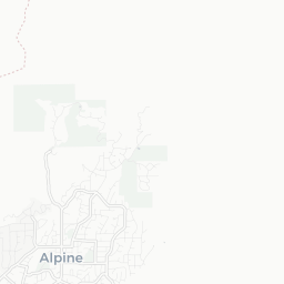 Map of pickleball courts in Alpine