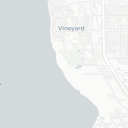 Map of pickleball courts in Vineyard
