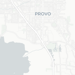 Map of pickleball courts in Provo