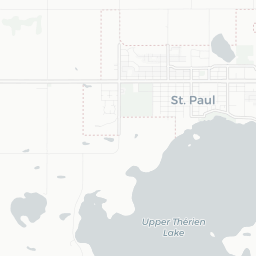 Map of pickleball courts in St. Paul