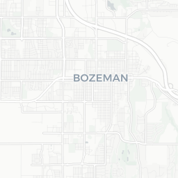 Map of pickleball courts in Bozeman