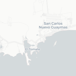 Map of pickleball courts in San Carlos Nuevo Guaymas