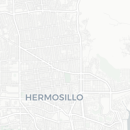 Map of pickleball courts in Hermosillo