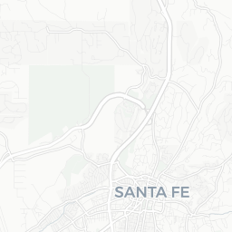 Map of pickleball courts in Santa Fe