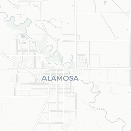 Map of pickleball courts in Alamosa