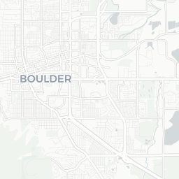 Map of pickleball courts in Boulder