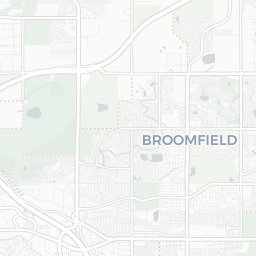 Map of pickleball courts in Broomfield