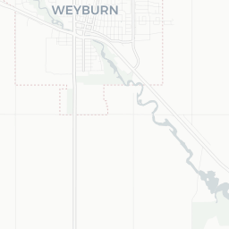 Map of pickleball courts in Weyburn