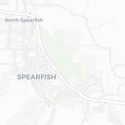 Map of pickleball courts in Spearfish