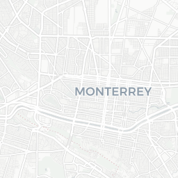 Map of pickleball courts in Monterrey