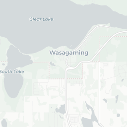 Map of pickleball courts in Wasagaming