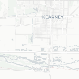 Map of pickleball courts in Kearney