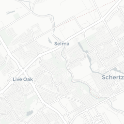 Map of pickleball courts in Cibolo