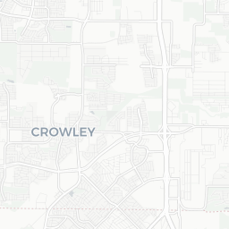 Map of pickleball courts in Crowley