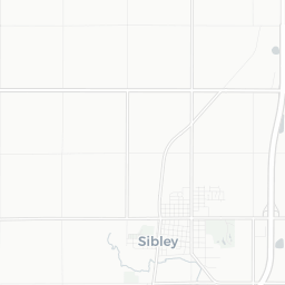 Map of pickleball courts in Sibley