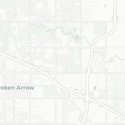 Map of pickleball courts in Broken Arrow