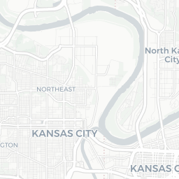 Map of pickleball courts in North Kansas City