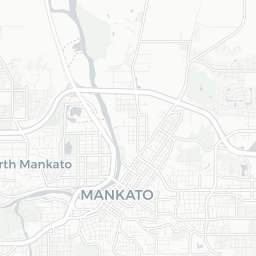 Map of pickleball courts in Mankato