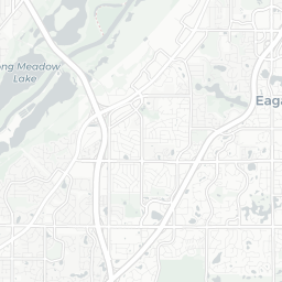 Map of pickleball courts in Eagan