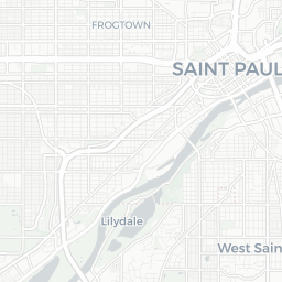Map of pickleball courts in Saint Paul