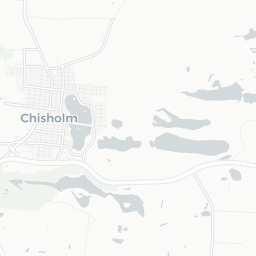 Map of pickleball courts in Chisholm