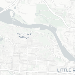 Map of pickleball courts in Little Rock