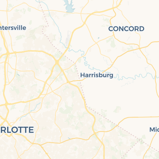 Map of the Lake Norman service area