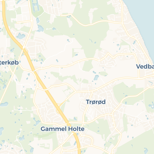 Denmark Postal Code Map Map Of Denmark Postal Code 2950 - Vedbæk - Updated June 2022
