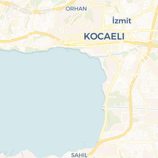 Map Of Turkey Postal Code 41140 Basiskele Updated December 2021