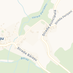 Map - Comuna Perişani