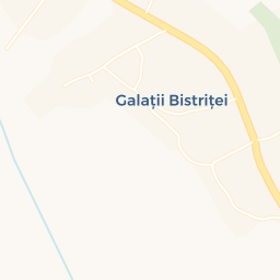 Map - Comuna Galaţii Bistriţei