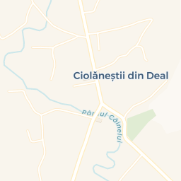 Map - Comuna Ciolăneşti