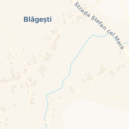 Map - Comuna Blăgeşti