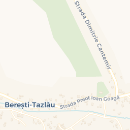 Map - Comuna Bereşti-Tazlău