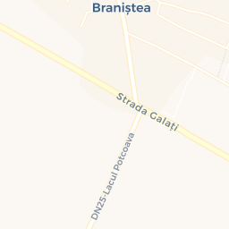 Map - Comuna Braniştea